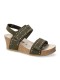 LINA - VELOURS KAKI